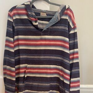 Faherty Multicolor Striped Hoodie